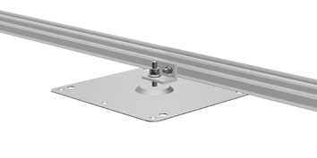 S-Flex - Strutture - Piedino di montaggio +
Profilo per colmo